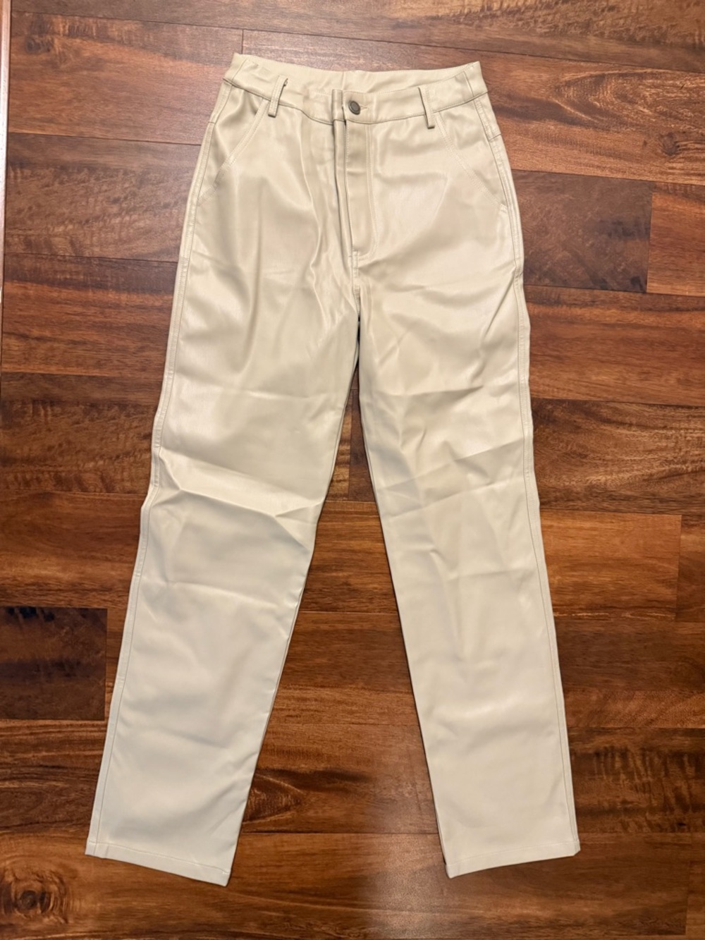 En Saison Light Cream Chinos - Modern Straight Leg